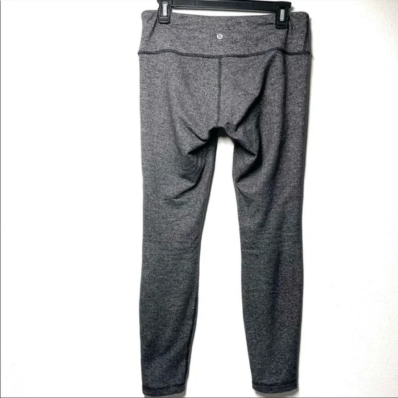 Lululemon Wunder Under Herringbone Black 8 - Picture 3 of 3